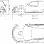 Honda Civic Type-R blueprint