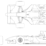 Dallara Ferrari A1 GP blueprint