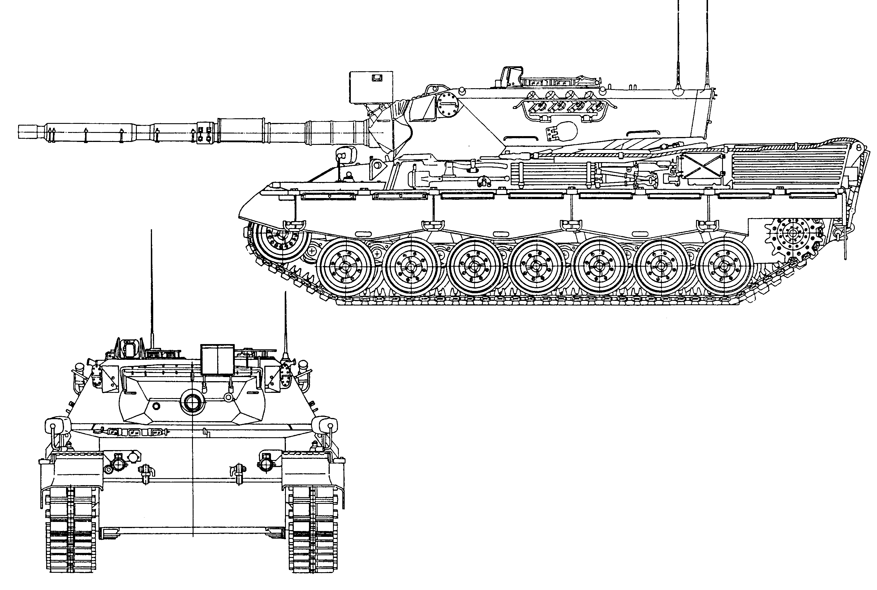 Leopard 1 blueprint