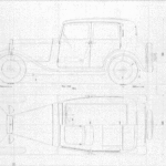 Lancia Augusta blueprint