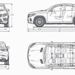 Mercedes-Benz GLE-Class AMG 43 blueprint