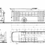 Alfa Romeo 800 Trolleybus blueprint