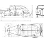 Lancia Aprilia blueprint