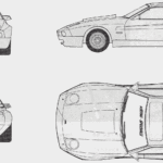 Porsche 928 Koenig Specials blueprint