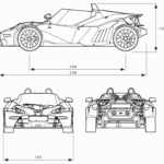 KTM X-Bow blueprint