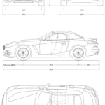 BMW Z4 2018 blueprint