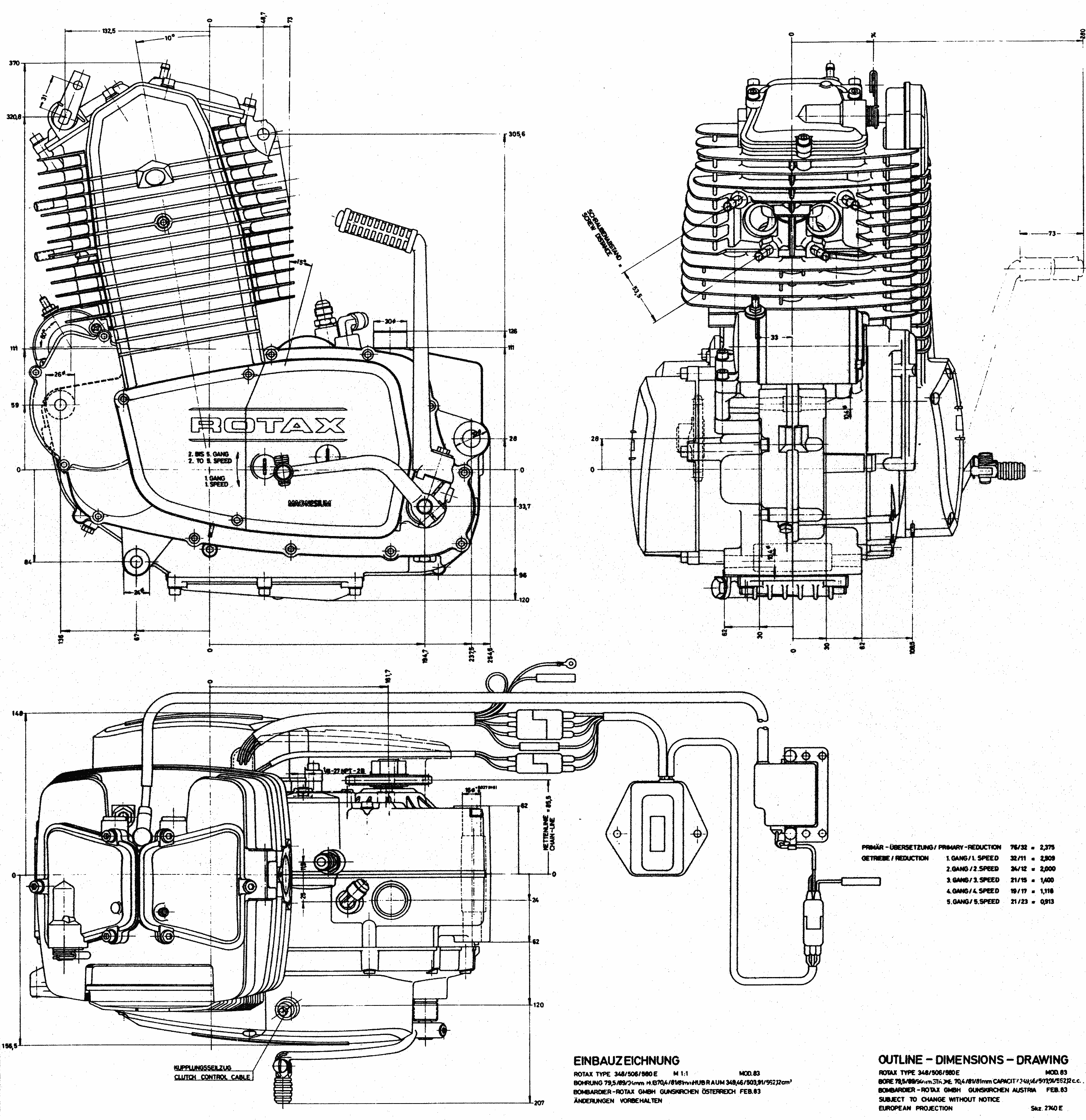 Rotax Engine blueprint