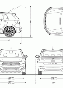 Volkswagen T-Cross blueprint