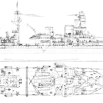 HMS Repulse blueprint