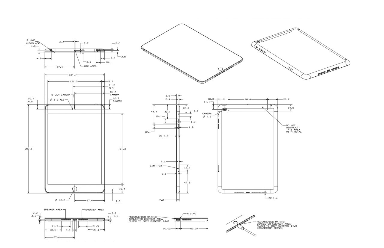 iPad mini blueprint