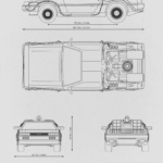 DeLorean DMC-12 blueprint