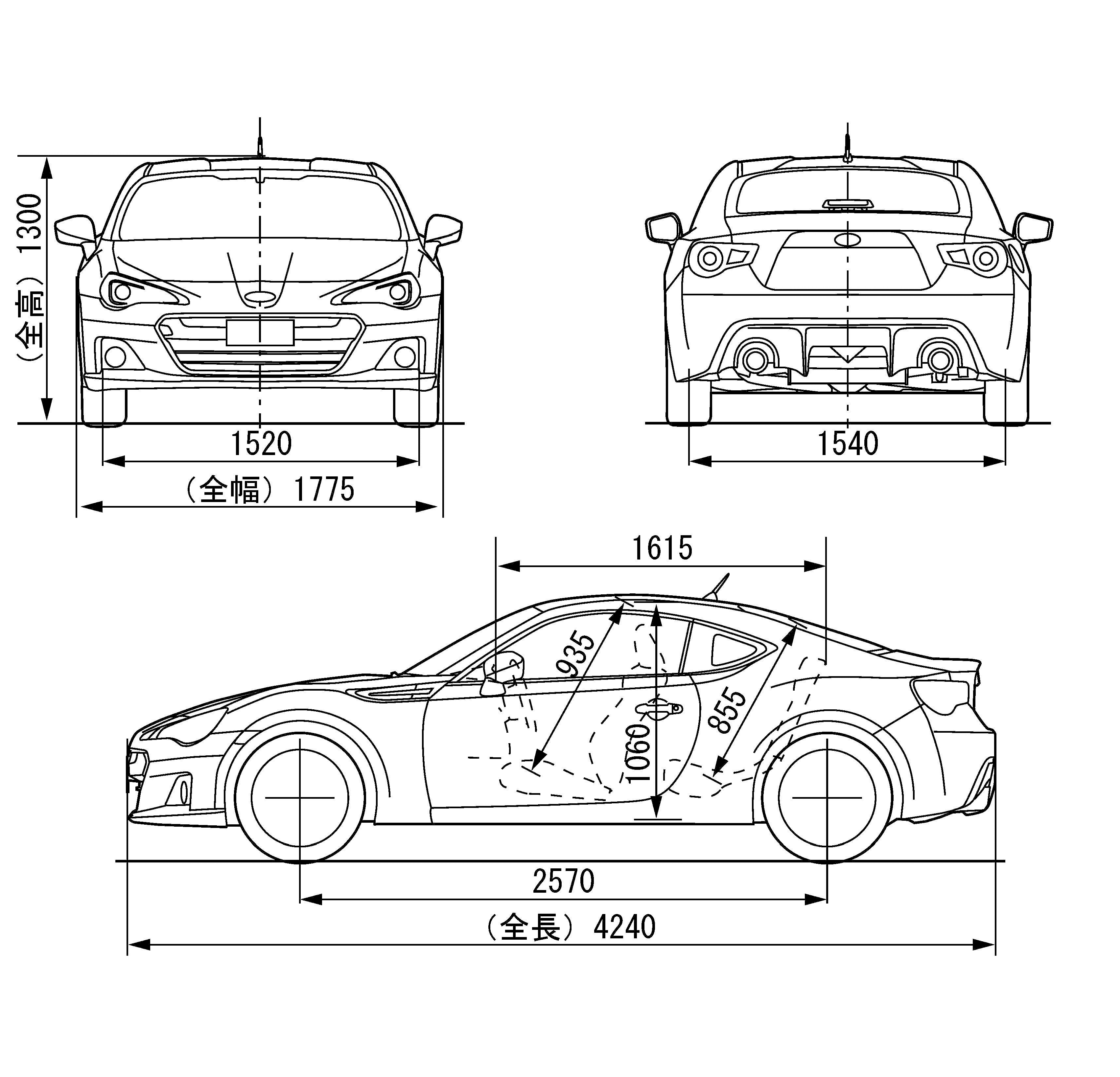 Toyota 86 blueprint