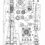 Vostok rocket blueprint