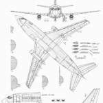 Boeing 737 blueprint