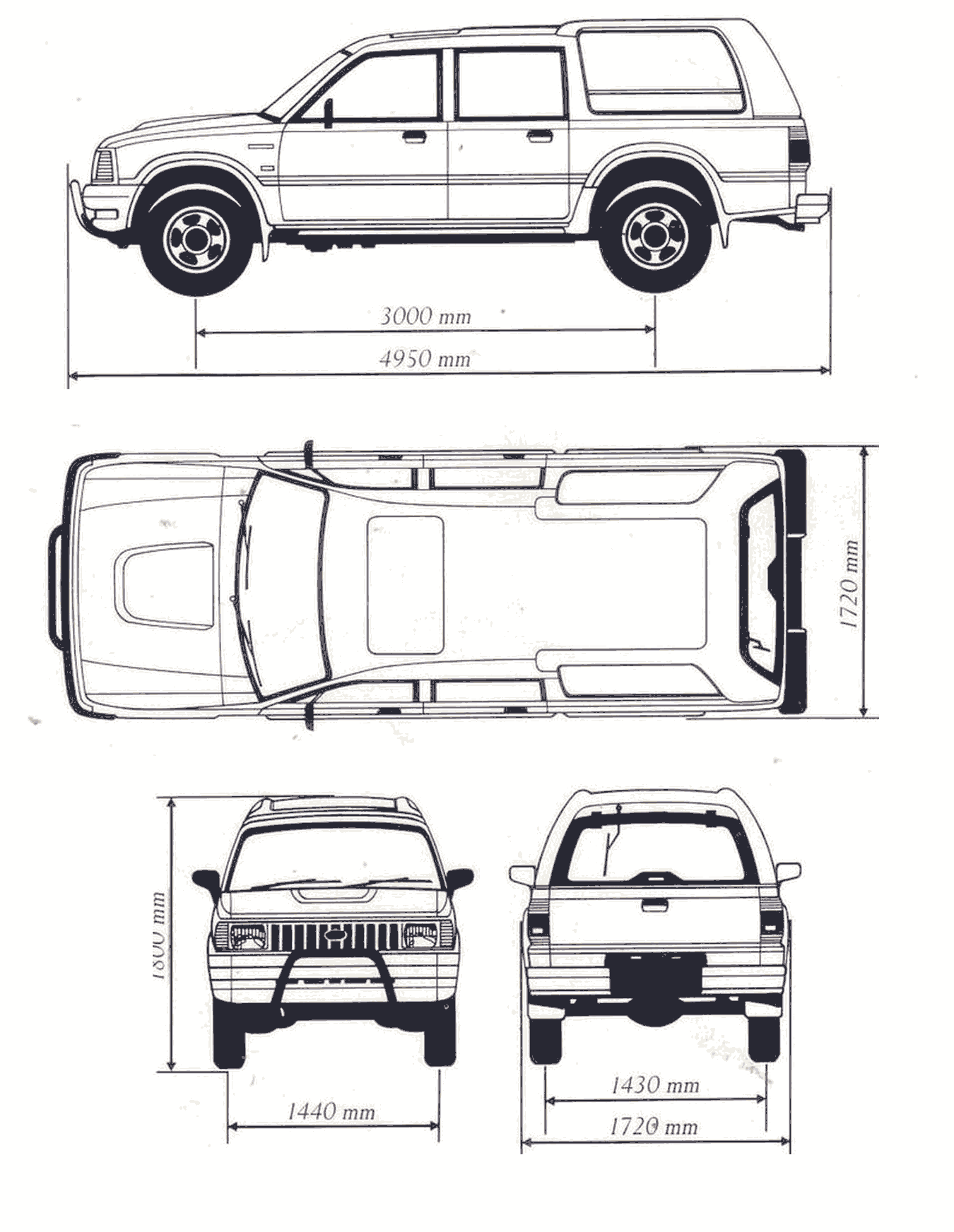 Ford Raider blueprint