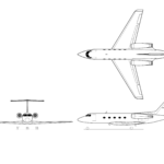 Grumman Gulfstream II blueprint