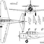 Stearman XBT-17 blueprint