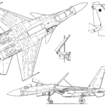 Sukhoi Su-35 blueprint