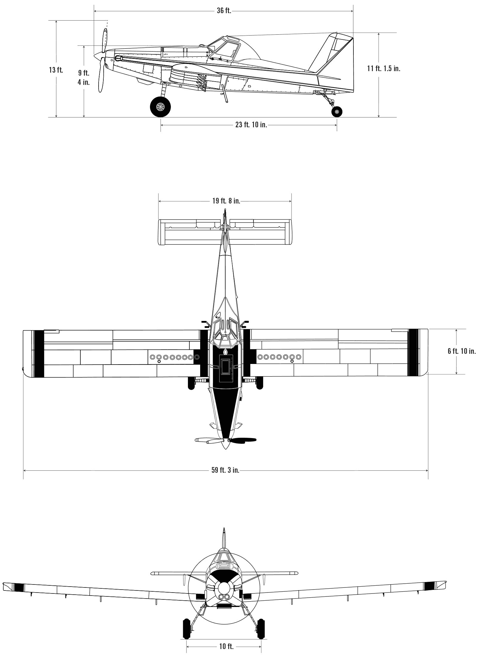 Air Tractor AT-802A blueprint