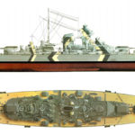 battleship Bismarck blueprint