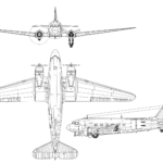 Douglas C-47 blueprint