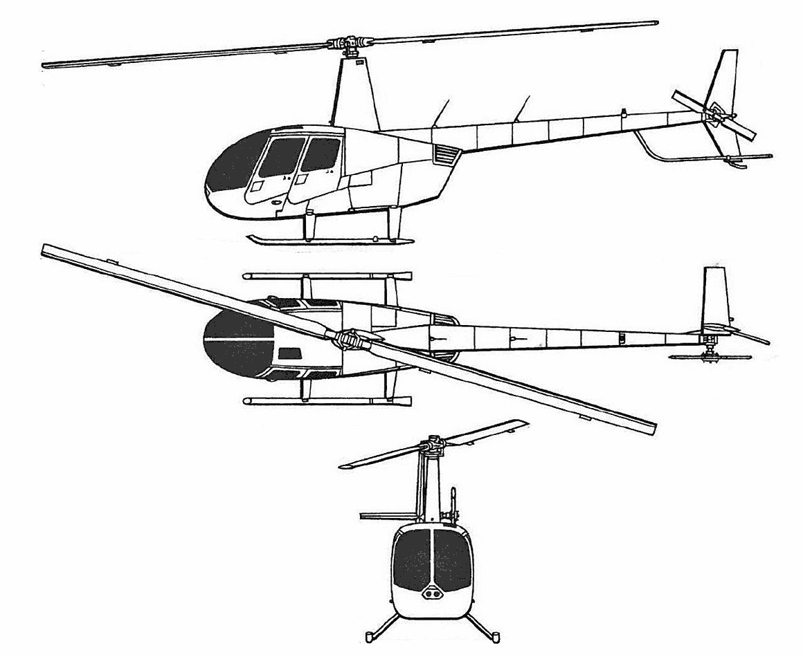 Robinson R44 blueprint