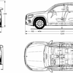 Mercedes-Benz GLB-Class blueprint