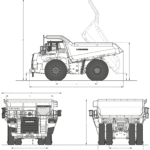 Liebherr T 236 blueprint