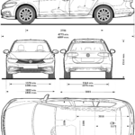 Volkswagen Passat GTE Variant blueprint