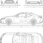 Lexus RC 300h blueprint