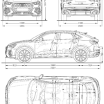 Audi RS Q3 Sportback blueprint