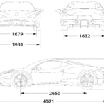 Ferrari 458 Speciale blueprint
