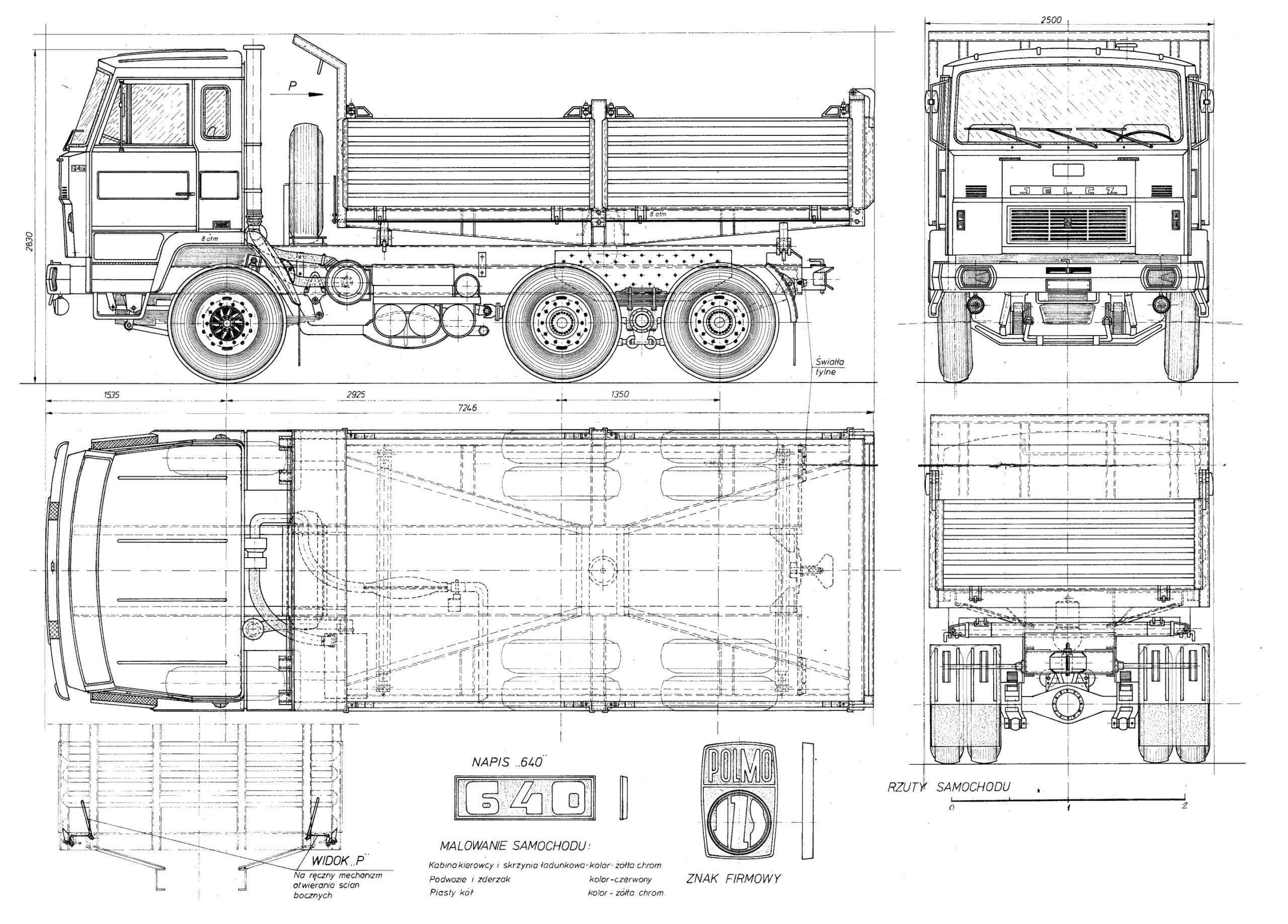 Jelcz W640 JS blueprint