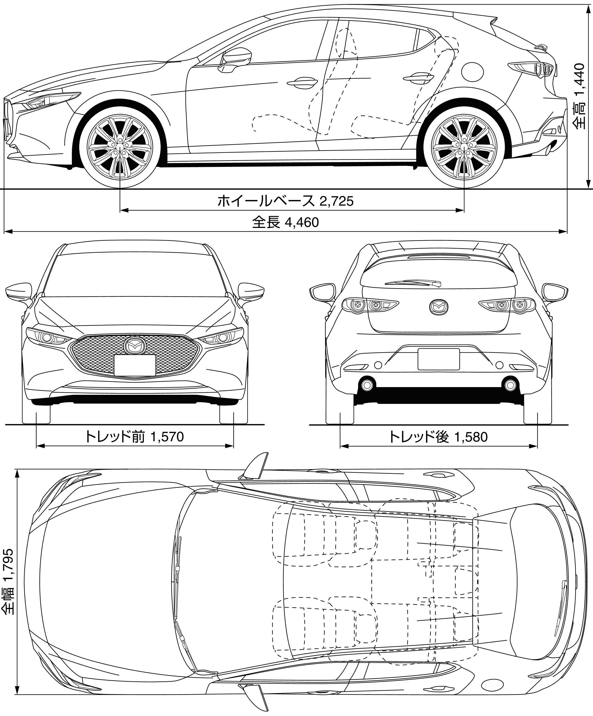 Mazda3 blueprint