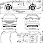 Mazda CX-8 blueprint