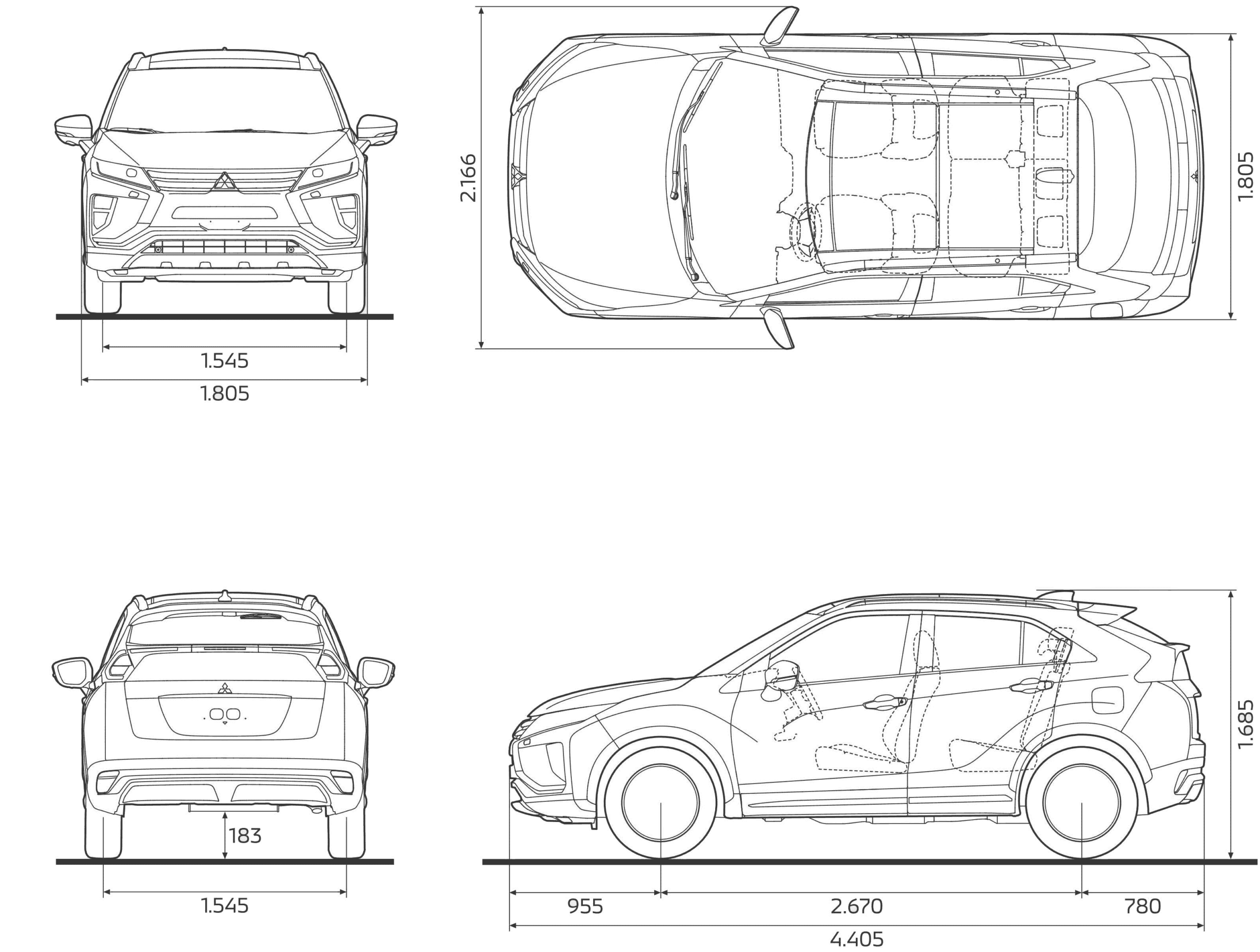 Mitsubishi Eclipse blueprint