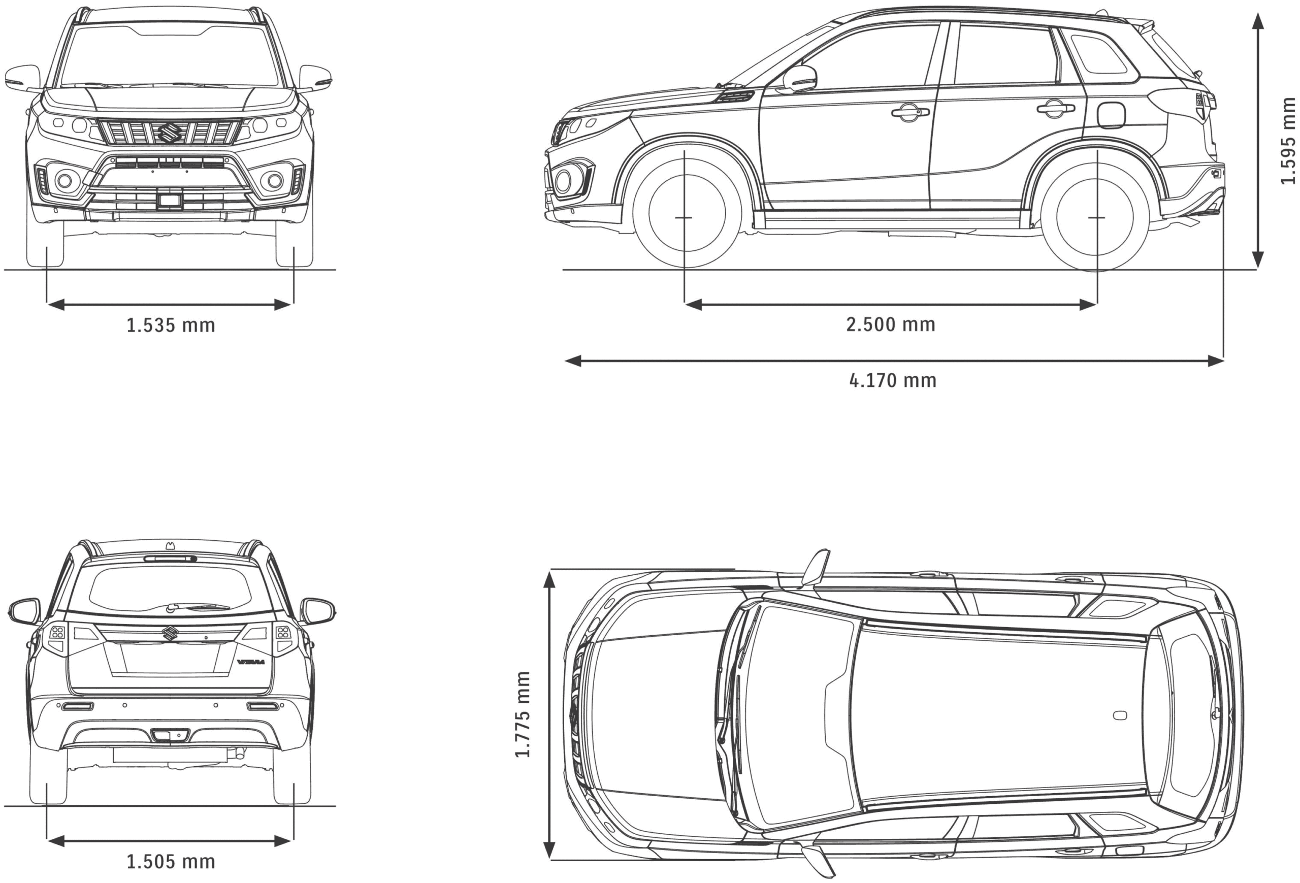 Suzuki Vitara blueprint