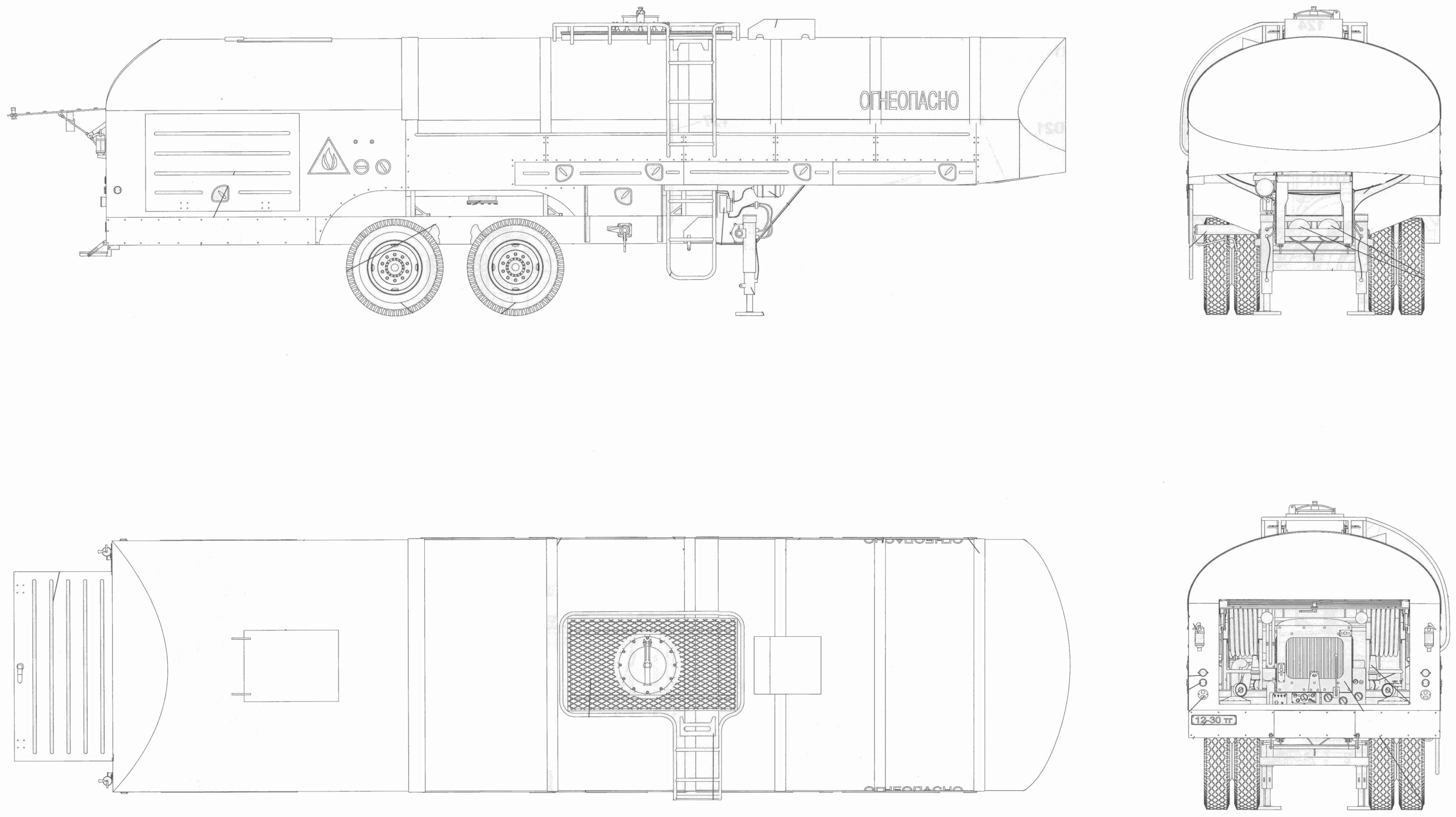 tank trailer blueprint