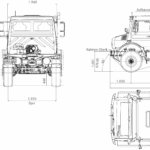 Mercedes-Benz Unimog U 5023 blueprint
