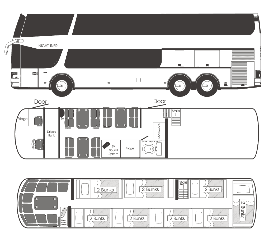 Setra 228DT Bus blueprint