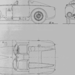 Alfa Romeo Spider 6C blueprint