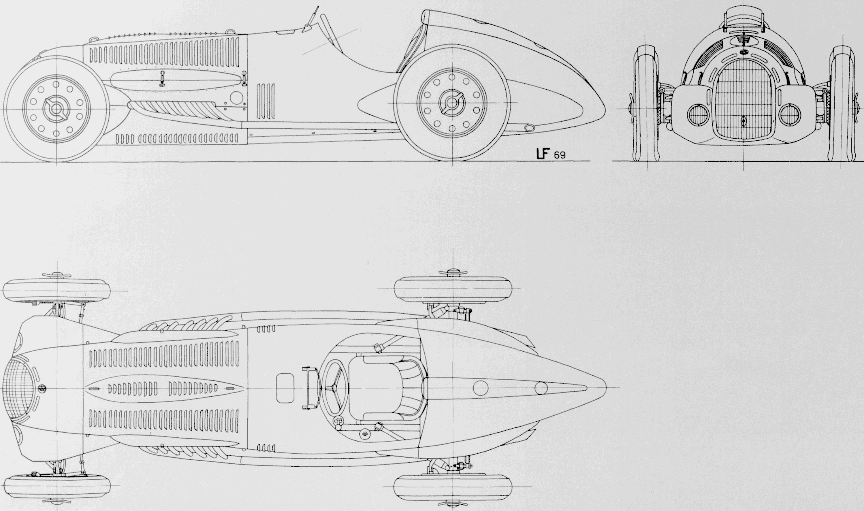 Alfa Romeo Tipo 316 blueprint