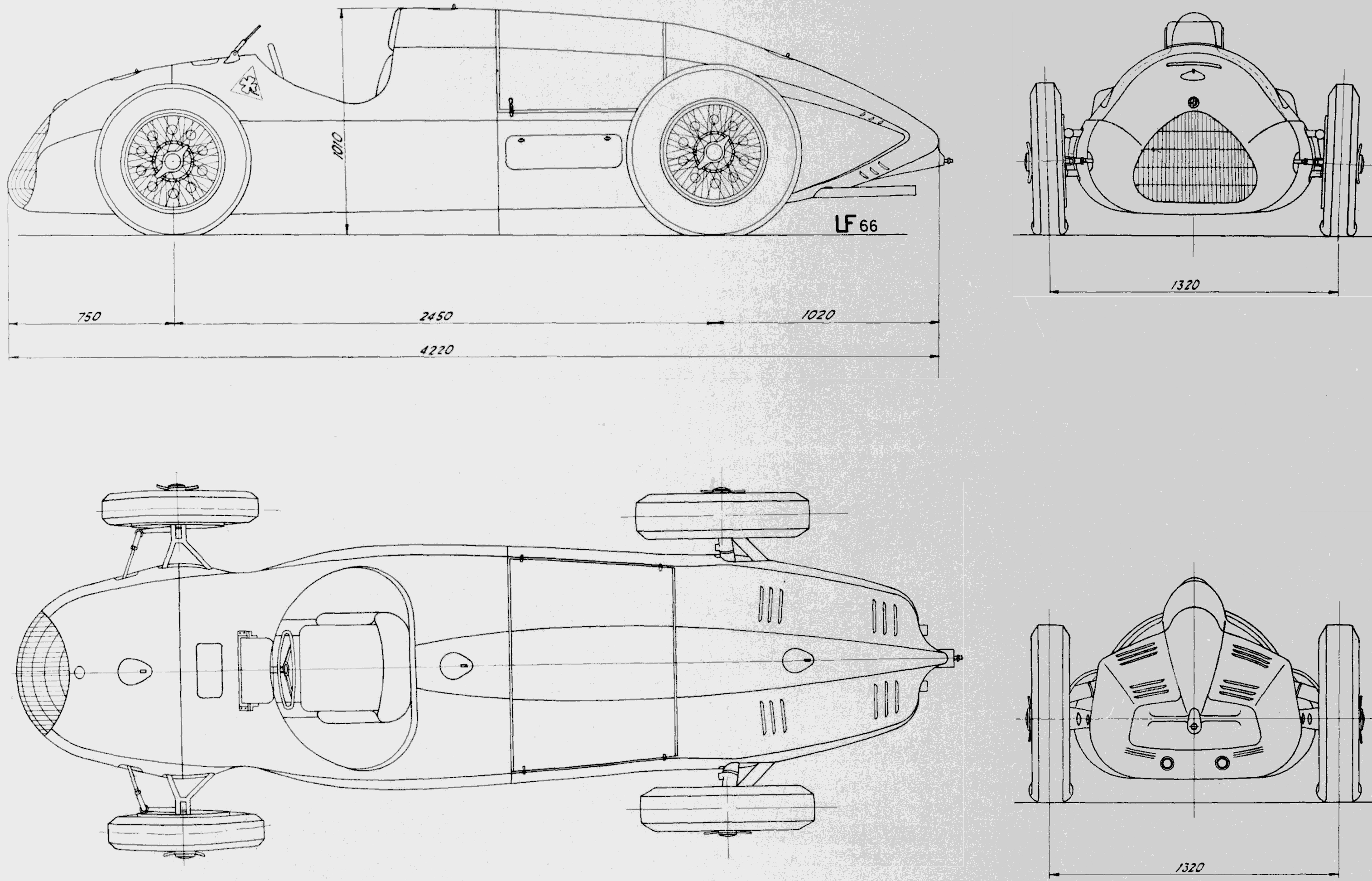 Alfa Romeo Tipo 512 blueprint
