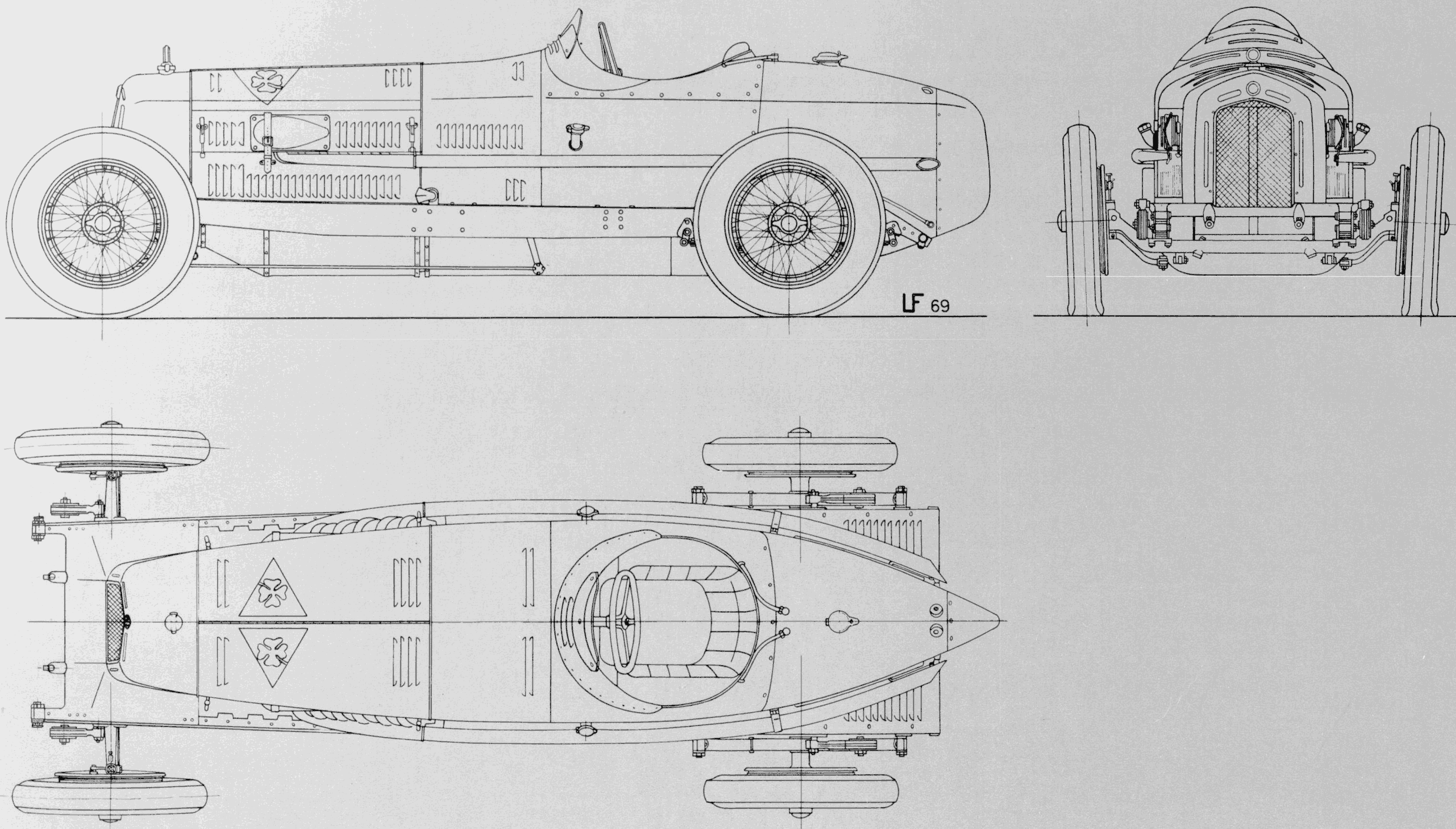 Alfa Romeo Tipo A blueprint