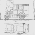 Laurin & Klement Type E blueprint