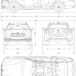 BMW 5 Series Touring blueprint