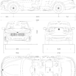 BMW 6 Series Gran Turismo blueprint
