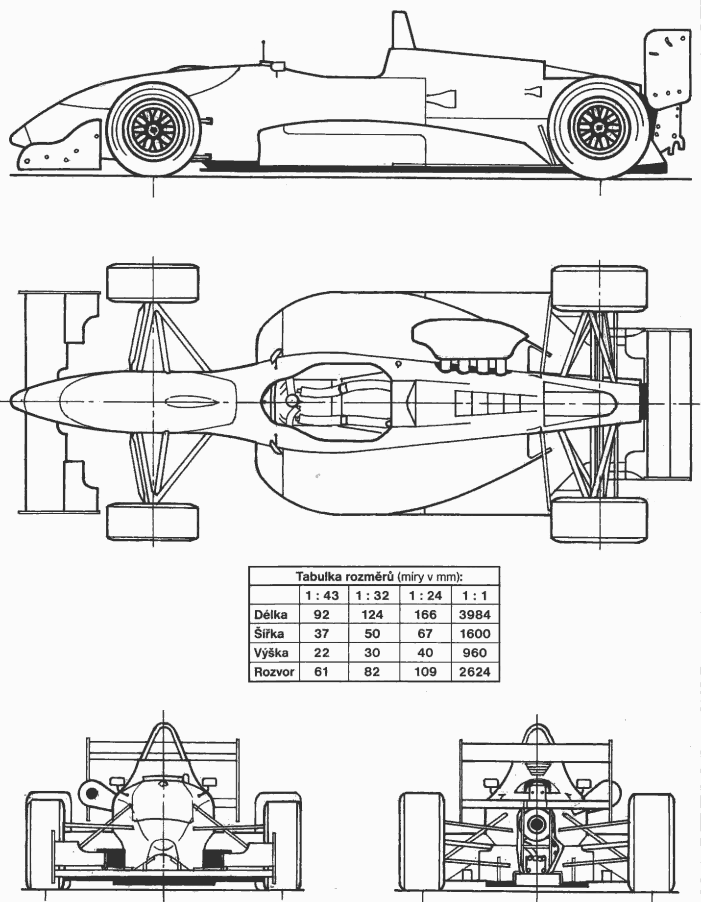 Dallara f397 blueprint
