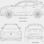 Jaguar E-Pace blueprint