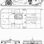 Kremer K7 Spyder blueprint